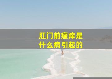 肛门前瘙痒是什么病引起的