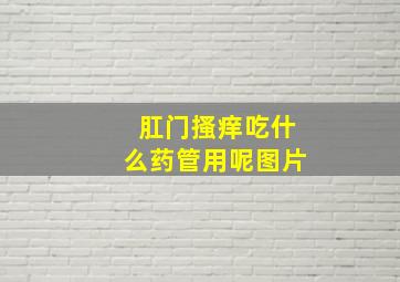 肛门搔痒吃什么药管用呢图片