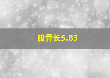 股骨长5.83