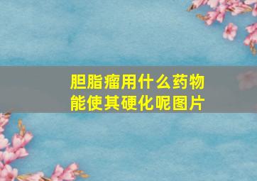 胆脂瘤用什么药物能使其硬化呢图片