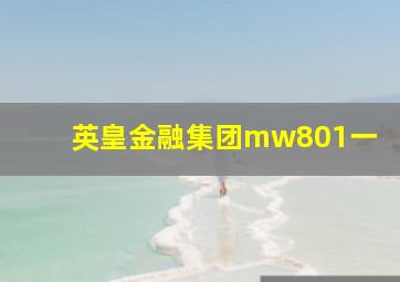 英皇金融集团mw801一