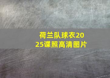 荷兰队球衣2025谍照高清图片