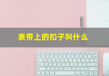 表带上的扣子叫什么