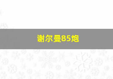 谢尔曼85炮