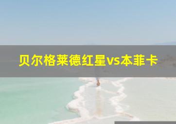 贝尔格莱德红星vs本菲卡