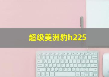 超级美洲豹h225