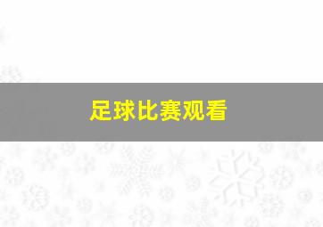 足球比赛观看