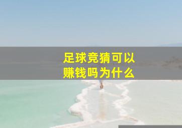 足球竞猜可以赚钱吗为什么