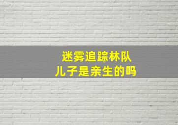 迷雾追踪林队儿子是亲生的吗