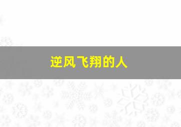 逆风飞翔的人