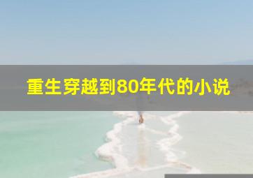 重生穿越到80年代的小说