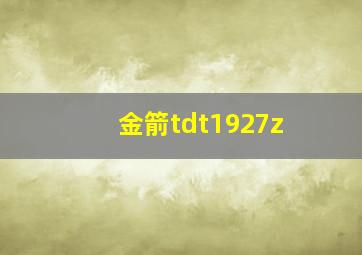 金箭tdt1927z