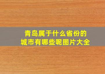 青岛属于什么省份的城市有哪些呢图片大全