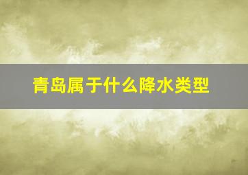 青岛属于什么降水类型