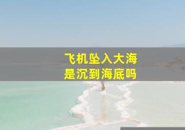 飞机坠入大海是沉到海底吗