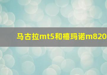 马古拉mt5和禧玛诺m820