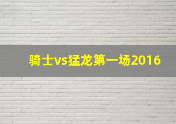 骑士vs猛龙第一场2016