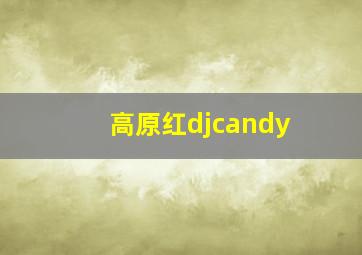 高原红djcandy