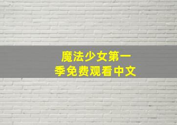 魔法少女第一季免费观看中文