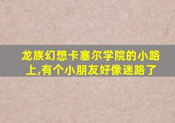 龙族幻想卡塞尔学院的小路上,有个小朋友好像迷路了